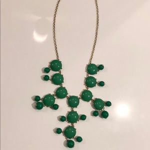 JCrew Turquoise Bubble Statement Necklace